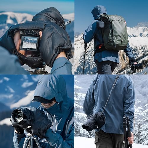 PGYTECH Camera Warm Cover for DSLR Cameras with 150-450mm Lens, Cold-Proof - Image 4