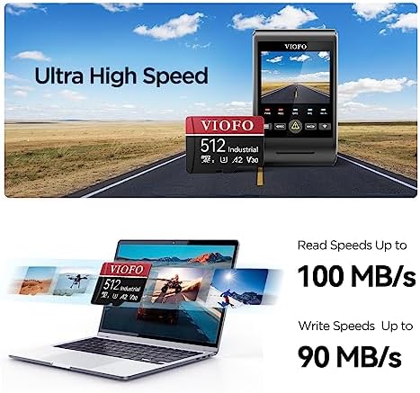 VIOFO 512GB Industrial Grade High Endurance microSD Card for Dash Cam - Image 2