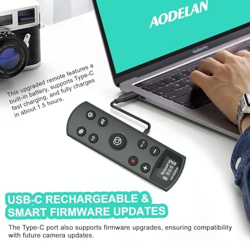 Remote Control for Sony Camera,USB-C Rechargeable Wireless Shutter Release - Image 4
