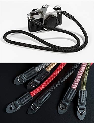Mirrorless Camera Neck Strap for Leica Climbing Rope Shoulder Strap and All Camera DSLR SLR Black - Image 2