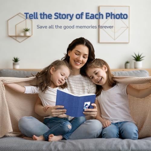 Popotop Photo Album 4x6-100 Photos Photo Books with 100 Vertical Pockets,Linen Cover Albums for Family Wedding Anniversary Baby Vacation Pictures - Image 6
