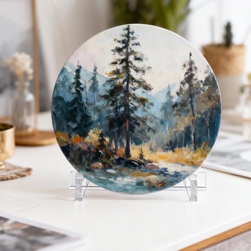 5.9 inch Clear Acrylic Easel,Decorative Plate Stands for Display - Image 2