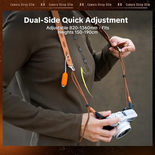 PGYTECH Camera Strap Slim Vintage Style for Camera & Phone, Quick Release - Image 6