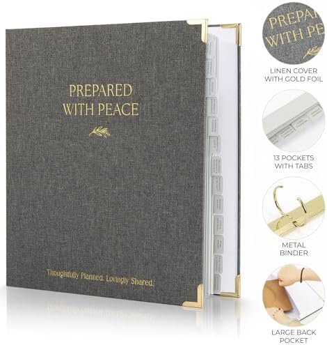 Thoughtful End-of-Life Planner Binder - Organizer for Final Wishes & Estate - Image 5
