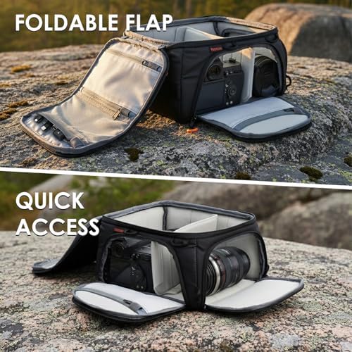 TARION Protective Camera Insert Bag Quick Access DSLR Inner Case Organizer - Image 4