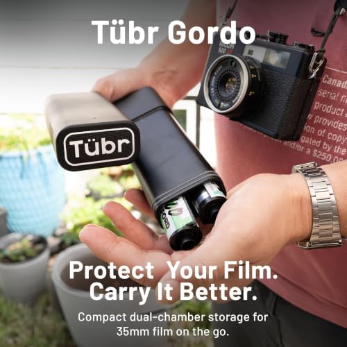 TUBR Gordo 35mm Film Case - Airtight Dual Chamber for 6 Rolls - Raven - Image 2