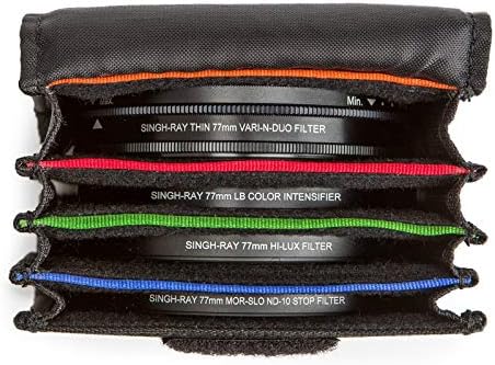 Think Tank MindShift Filter Nest Mini Storage and Protection Pouch for Round Camera Filters (up 82 mm), 4 Capacity - Image 2