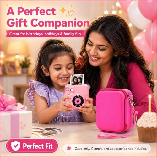 PAIYULE Kids Instant Print Camera Case for ESOXOFFORE for Dylanto Rosered - Image 4