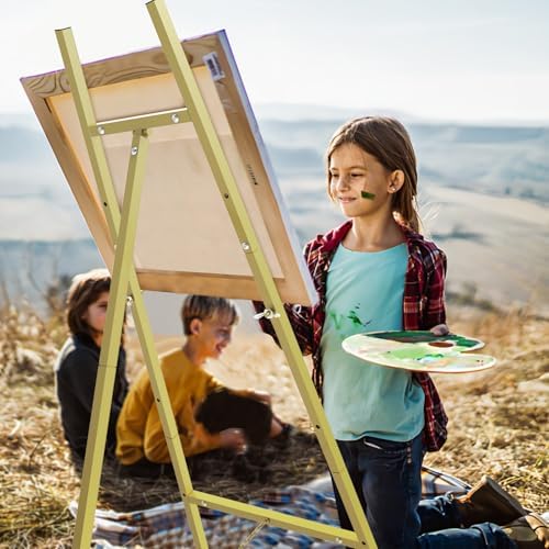 Gold Easel Stand for Sign, Heavy Duty Display Easel for Wedding & Poster - Image 4