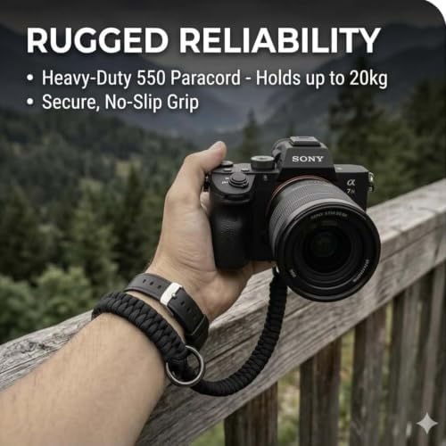 Camera Wrist Strap for Mirrorless Cameras, Quick Release Camera Wrist Strap, Camera Hand Strap with Safer Connector - Image 7
