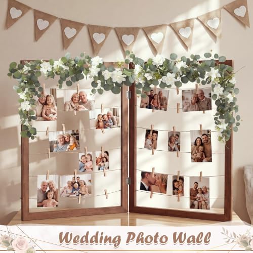 Cinnvoice 2 Panel 39.4“ x 28" Photo Display Board Picture Frame with Clip - Image 4