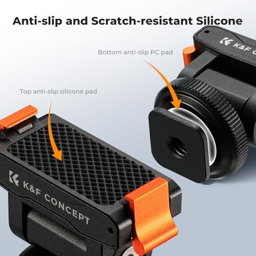 K&F CONCEPT Cold Shoe Mount Compatible with DJI Osmo Nano/Osmo Action 6 - Image 6