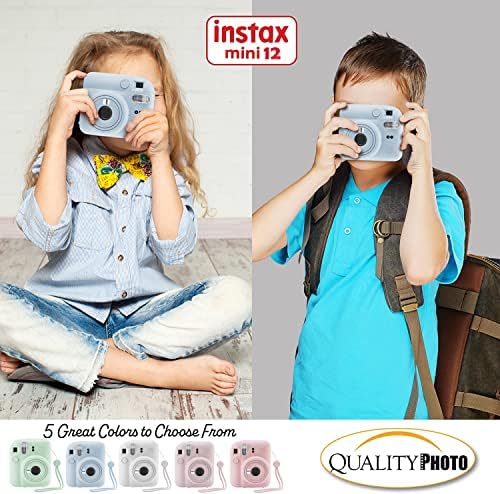 Fujifilm Instax Mini 12 Instant Camera with Case, Decoration Stickers, Frames, Photo Album and More Accessory kit (Pastel Blue)… - Image 7