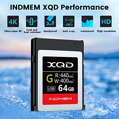 XQD 64GB Memory Card, 5X Tough MLC XQD Flash Memory Card High Speed G Series| Max Read 440MB/s, Max Write 400MB/s - Image 2