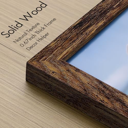Vittanly 11x14 Picture Frame Made of Solid Wood for Wall & Table Display - Image 3