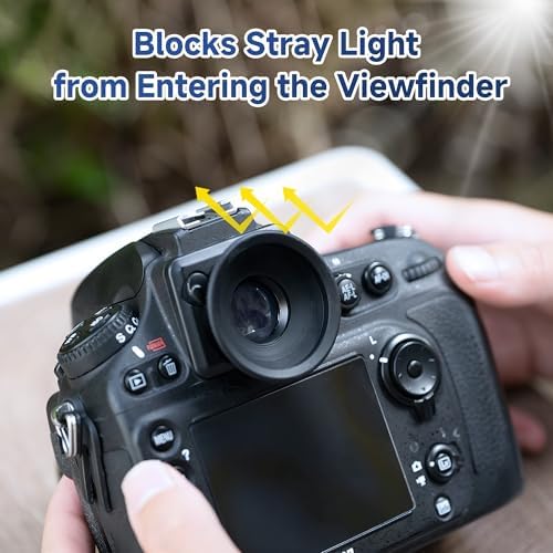 JJC Soft Eyepiece Eyecup Viewfinder for Nikon D850 D500 D810 D800 D700 Df - Image 4