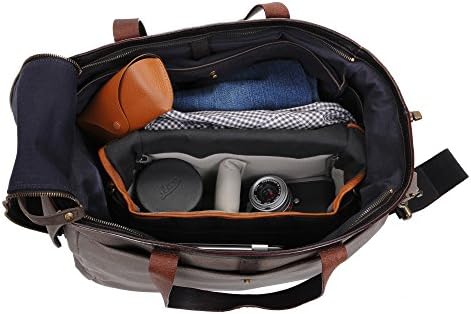 ONA - The Bowery - Camera Messenger Bag - Black Waxed Canvas (ONA5-014BL) - Image 4