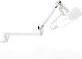 InnoGear Low Profile Mic Arm Boom Arm Microphone Stand Desk Mount, White | Multiple Adapters, 3.3 lb Weight Capacity, Fit Blue Yeit Nano, Vibration Resistant, Adjustable Angle by InnoGear