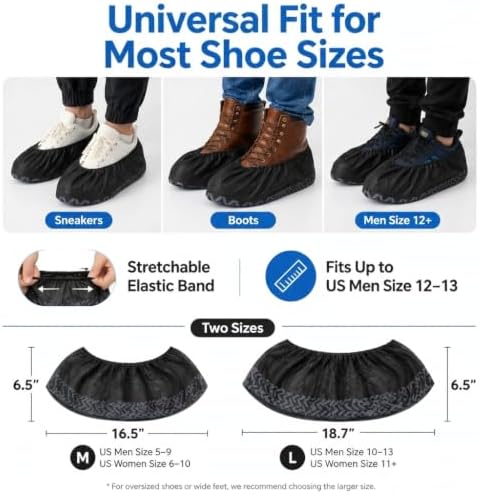 X-Large Disposable Boot Covers Non Slip Clean Home Shoe Covers - Image 4