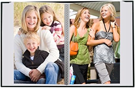 Pioneer Photo Albums Magnetic Self-Stick 3-Ring Photo Album 100 Pages (50 Sheets), Navy Blue and Pioneer Photo Albums A4-100 Black Photo Album, 100 Pockets 4"x6" - Image 7