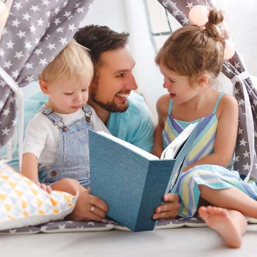 Photo Album 4x6 with 420 Pockets, Slip-in Picture Albums, Linen Cover Memory Book with Front Window, Black Page Vertical Photo Book for Wedding, Family, Anniversare, Baby, Vacation(Sky Blue) - Image 5