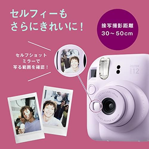 Fujifilm Instax Mini 12 Instant Camera, Blossom Pink - Image 5