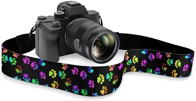 Coldinair Black Adjustable Camera Strap Universal Neck & Shoulder Soft Padded Strap for All DSLR Cameras,Binoculars by Coldinair