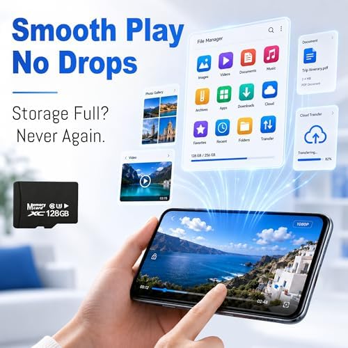 5-Pack 128GB Micro SD Card for Dashcam & Security Cam U3 V30 A1 - Image 6