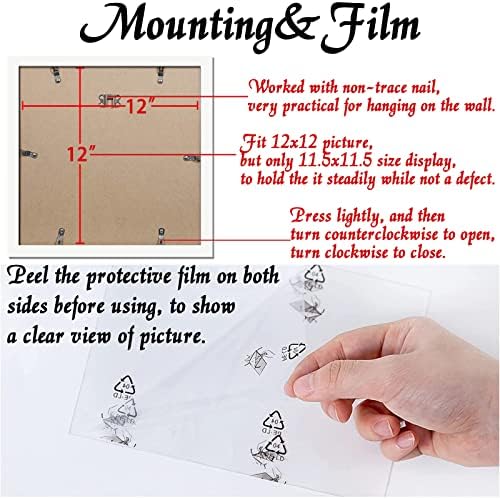 White 12x12 Picture Frame, Lightweight Sturdy Gallery Wall Decor - Image 5
