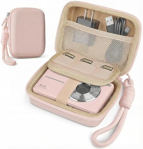 Digital Camera Case for Kodak PIXPRO FZ55/FZ45/CAMKORY, Light Pink by Roseliya
