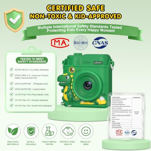 Gofunly Kids Camera Instant Print: Birthday Gifts for Age 4-10 Girls Boys - Image 4