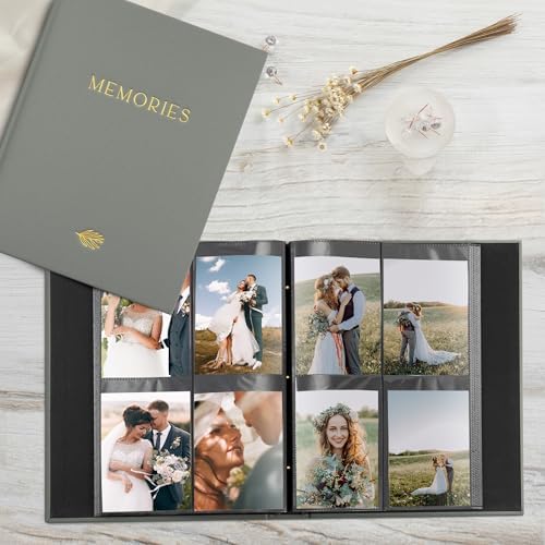 Beautiful Linen Photo Album For 4x6 Photos - Holds Up To 256 Pictures - Image 5