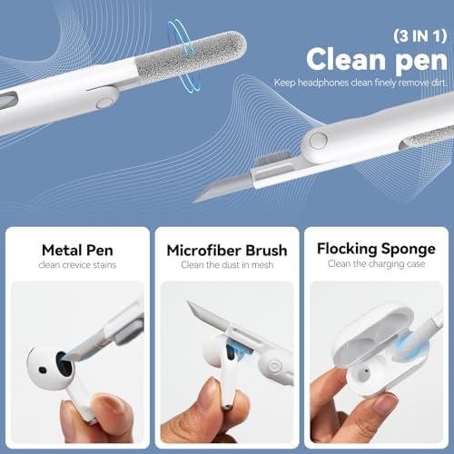 for AirPods Cleaning Kit with Cleaner Pen&Cleaning Putt-Pink - Image 5