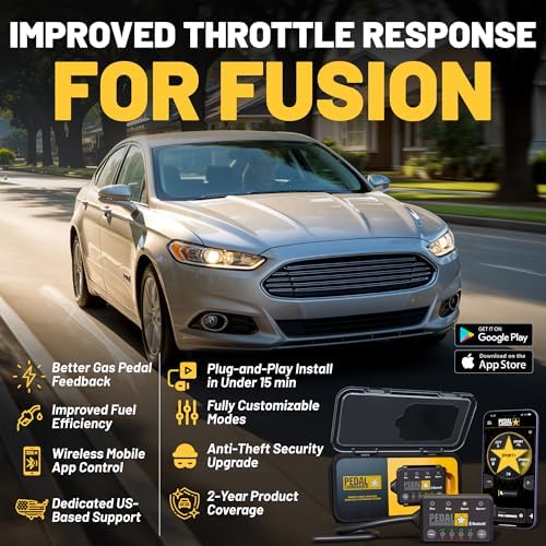 PEDAL COMMANDER for Ford Fusion 2011-2020 Throttle Response Controller - 36 Driving Settings, Anti-Theft, App Control, Throttle Controller Performance Parts, Fusion Accessories - Image 2