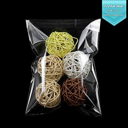 Golden State Art 6x9 Inch Crystal Sealed Clear Plastic Sleeves,100 Pack - Image 4