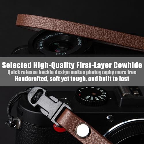 Leather Quick-Release thin camera Shoulder Strap for DSLR SLR - Image 4