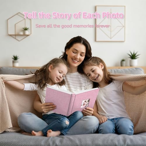 popotop Photo Album 4x6-600 Photos Photo Books with 600 Horizontal and Vertical Pockets,Linen Cover Albums for Family Wedding Anniversary Baby Vacation Pictures - Image 6