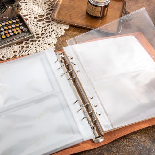 Leather Photo Album for 4x6 Pictures Photo Book With 30 Writing Paper for Family Wedding Anniversary Baby Vacation Picture Album (Brown) - Image 5