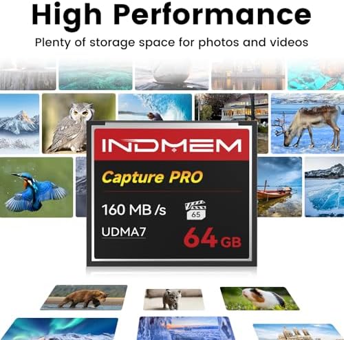 CF Card 64GB High Speed UDMA CF Memory Card Up to 160MB/s Camera Card - Image 6
