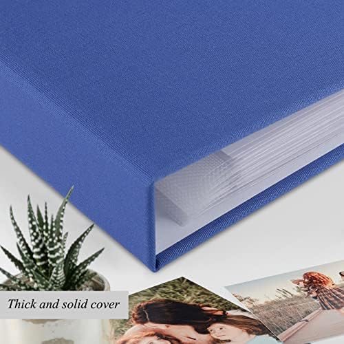 1DOT2 10x10 Inch 3 Ring DIY Scrapbook Photo Album, Blue - Image 2