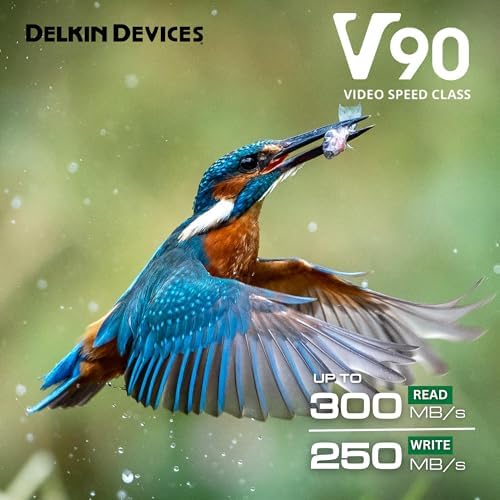 Delkin Devices Power 32GB SDHC UHS-II (U3/V90) Memory Card – 300MB/s Read, 250MB/s Write | High-Performance Card for 8K, 4K, HDR, 360º Video and Cameras - Image 4