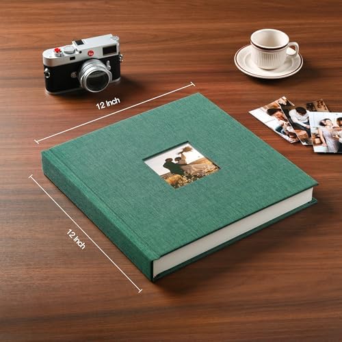 Pssoss 10x10 Inch DIY Scrapbook Album, Linen Hardcover, 40 Pages - Image 2