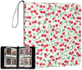 Large Polaroid Photo Album Binder, 240 Pockets. Cherry Print by GoldbarleyDesign
