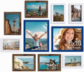 Vittanly 10 Pack Gallery Wall Frame Set, Blue, Brown, White by Vittanly