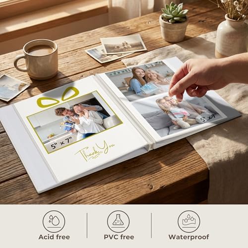 Vienrose Gift Self Adhesive Photo Album 11x10.7 40 Pages Beige - Image 3