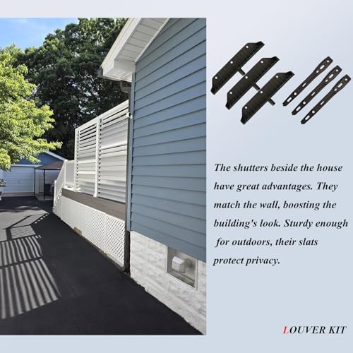 Louver Hardware System for Blinds and shutters, Louver kit - Image 3