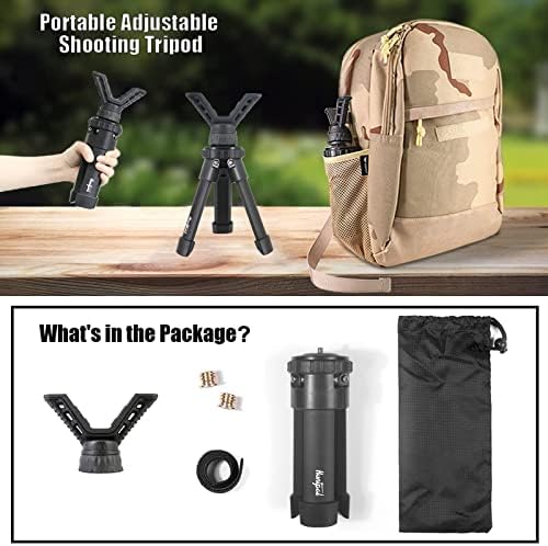 HUNTPAL Tripod Shooting Stick Rifle Table Shooting Rest, for Range Practice - Image 5