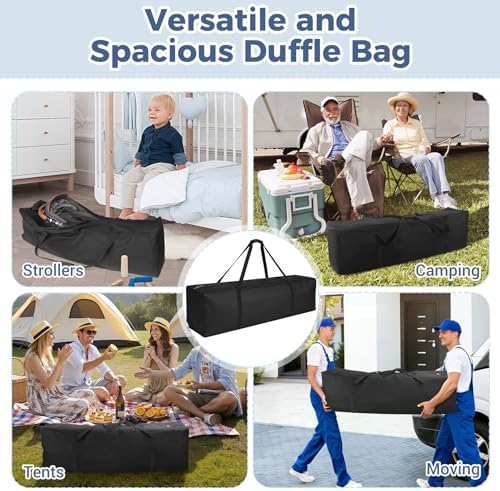 COOLBEBE 56" Sports Duffle Bag - 216L Extra Large Travel Duffel Luggage Bag - Image 3