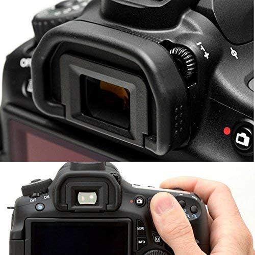 ChromLives Camera Eyepiece Eyecup Compatible with 18mm EB Replacement Viewfinder Protector Compatible with Canon EOS 80D 70D 60D 77D 50D Mark II 6D 6D Mark II 40D 30D 20D 20Da 10D 60Da A2 A2E D30 D60 - Image 3