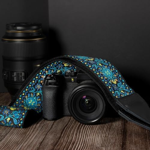 Camera Strap, Jacquard Weave 2" Shoulder Neck Straps for All DSLR Cameras Men Women Photographers - Image 4
